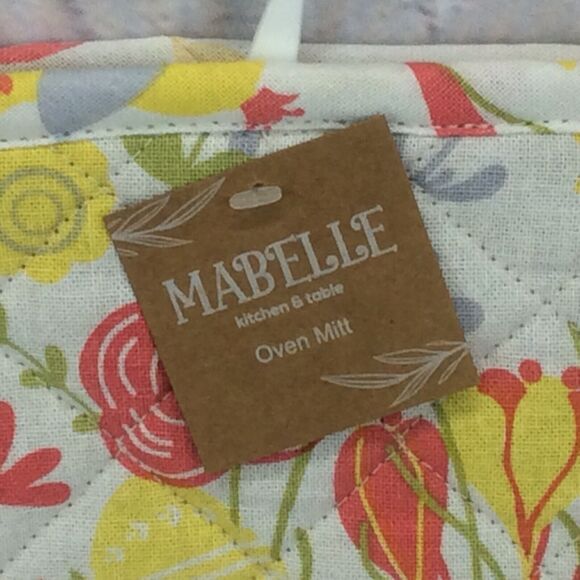 🌷Happy Easter🌷 3 Pc Kitchen Set Spring Pastel Dish Towel/Pot Holder/Oven Mitt - Picture 9 of 11